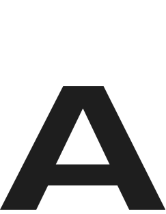 graphic letter a